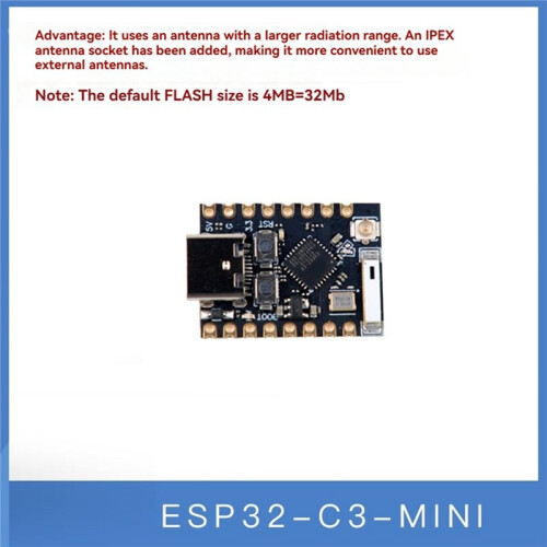 ESP32-C3  Development Board Wi-Fi+BT 2.4G WiFi with IP-EX Interface SuperMini Development Board for IoT 2