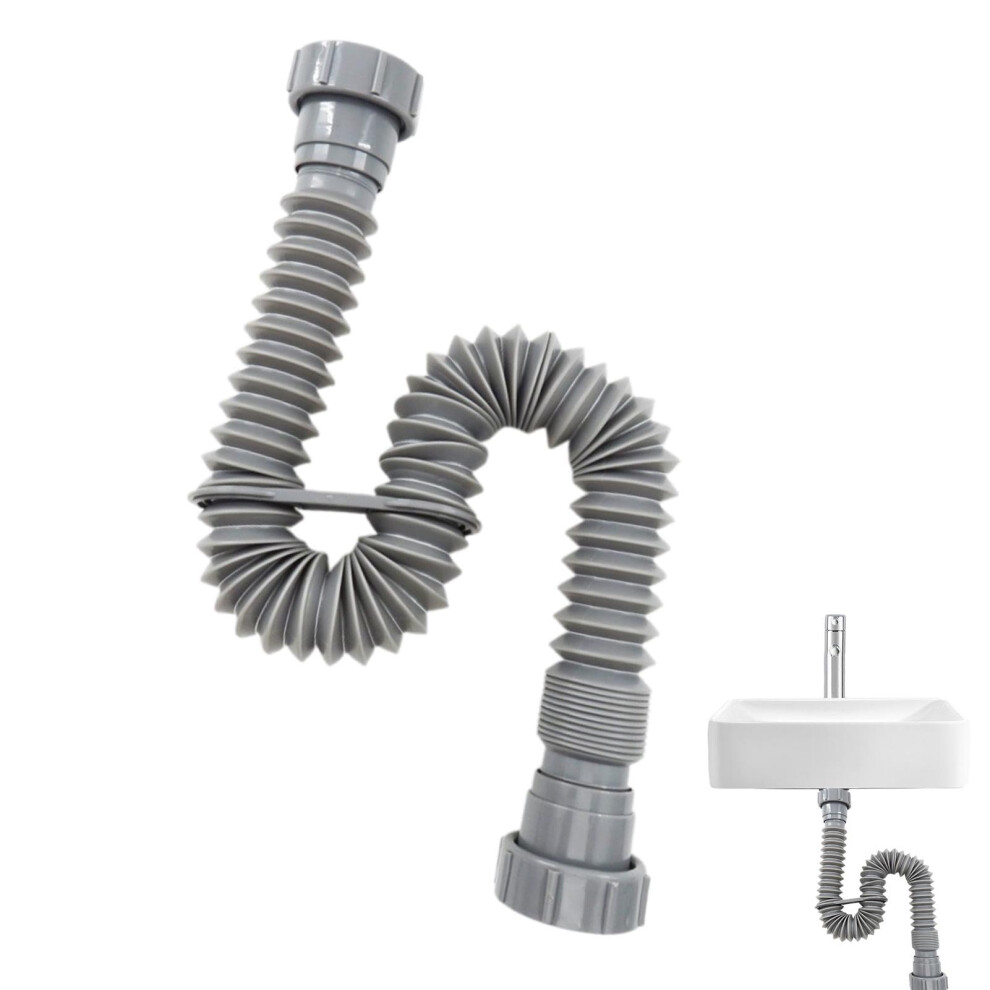 Sink Plumbing Kit, Wearresistant Sink Pipe Replacement Kit Drainage Pipe, Sturdy Sink Drain Kit Under Sink Pipe Kit For Home Restaurant 9382693328618
