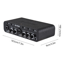 USB-Audio-Interface zum Aufnehmen, professionelle