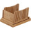 Bamboo Bread Slicing Board with  Slice Guide, Foldable Waterproof Design for Kitchen 2