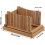 Bamboo Bread Slicing Board with  Slice Guide, Foldable Waterproof Design for Kitchen 5