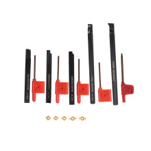 Support D'Outil de Rotation Indexable de Jambe de 8Mm avec des Insertions de Carbure de CCMT060204 DCMT070204 pour la Machine de Commande NuméRique