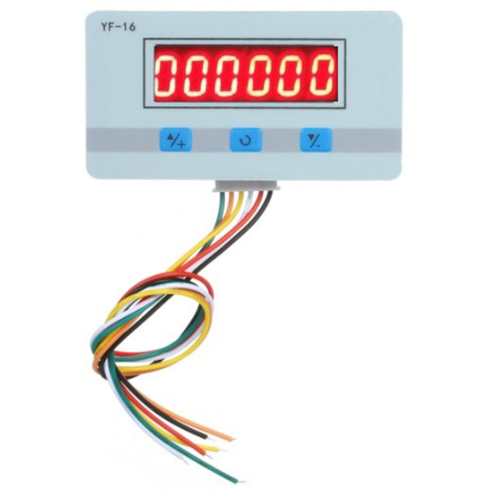 Digital Counter Module /Ac5v-24V Hour Meter Calculator Electronic Totalizer With Npn And Pnp Signal Interface 4713995571610