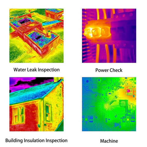 Câmera TermográFica, Câmera Infravermelha TermográFica de 2,8 Polegadas, 320X240, ‑40 a +300, ConstruíDo em Chip Flash SPI, Carregamento USB C 2