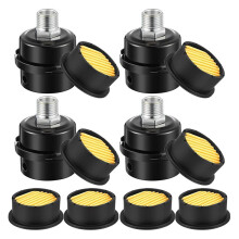 4 Air Compressor Silencer, 1/2inch Air Compressor Intake Filter Silence and 20mm Filter Noise Muffler Replacement Parts
