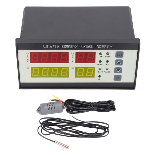 Digital Incubator Controller For Egg Hatching With Full Automatic Temperature Control Humanized Design High Accuracy Sensors Stable Performance 7 Way