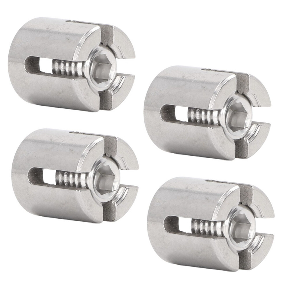 10 Pcs M10 316 Stainless Steel Cross Wire Rope Clips For 3Mm Ropes 4901375949238