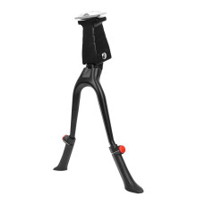 Adjustable Double Leg Bike Kickstand For 26-28 Inch Cycles With Anti Skid Sole And Corrosion Proof Metal Frame Fits Mountain Hybrid And Road Bicycles