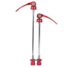 Conjunto de blocagens rápidas dianteiras e traseiras para bicicletas de montanha e estrada, compatíveis com aço Cr Mo T6061 e liga de alumínio,