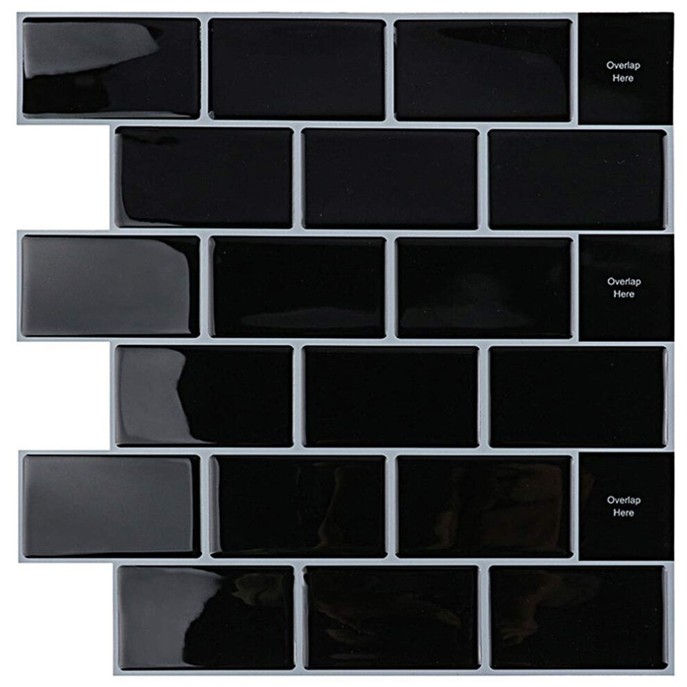 Self Adhesive Wall Tiles, Waterproof Back Splash Tile Vinyl With Upgrade Stronger Self Adhesive Tiles, Peel And Stick Backsplash Tiles, Premium Peel 9128293754644