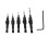 Countersink Drill Bit, Adjustable Wood Tapered Drill Bit with Hex Shank Quick Change, Secure Design with Pin Wider Flute Shape Depth Adjustable Pilot 8