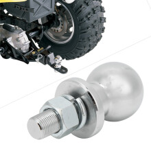 Stahlschraube Kugelkopf für Anhänger 3/4x1‑3/4 Zoll, verchromt, 3500 lbs, schwere Ausführung, zum Ziehen