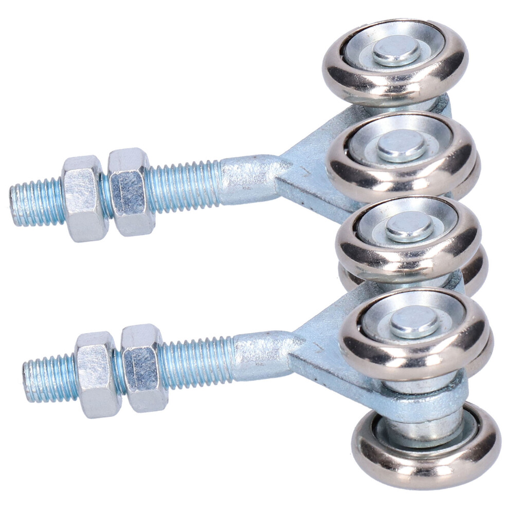 2Pcs Tã¼R Hã¤Ngen Rad Pulley Roller Glas Tã¼R Zubehã¶R 7011774950012