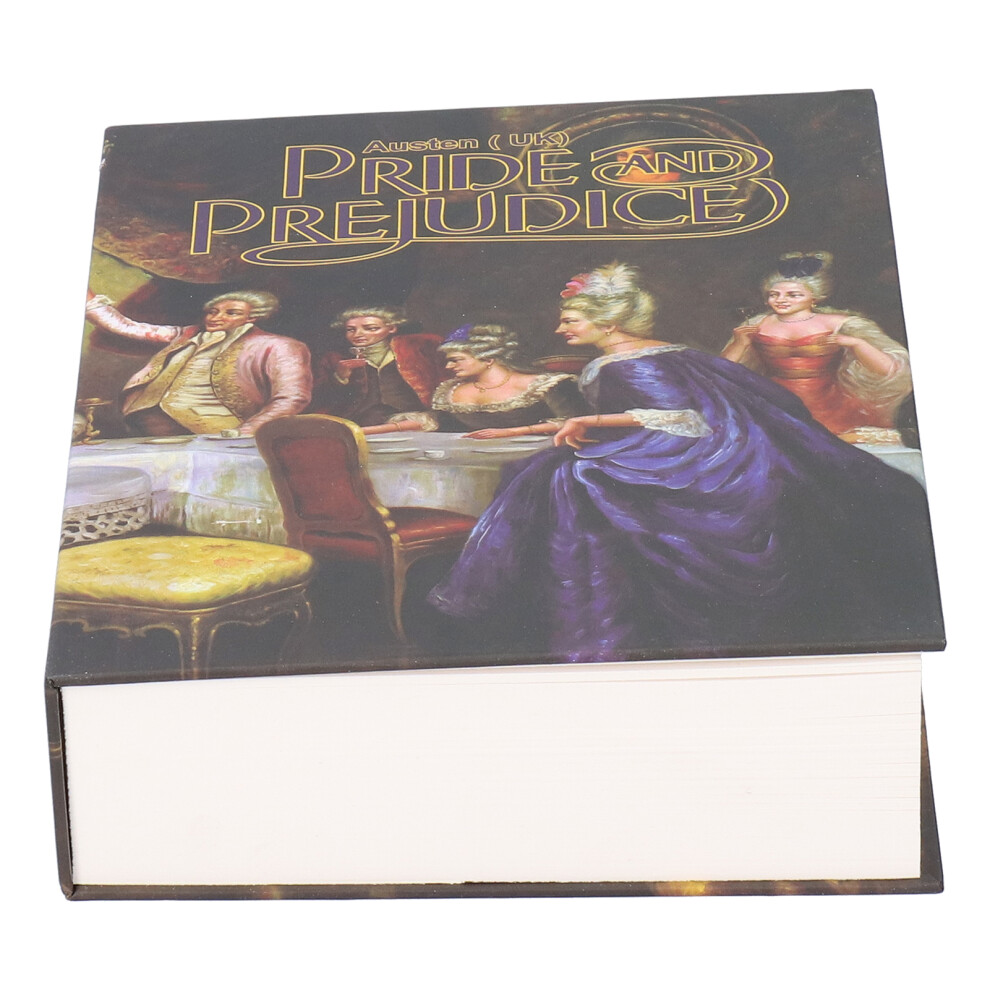 Simulated Book Safe With Keys, Iron & Paper, 685G 22.2X15.3x4.5cm 8311382527583