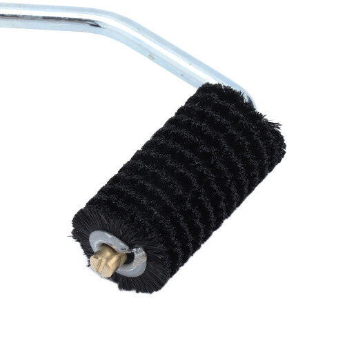 Fiberglass Laminating Roller 25x50mm Aluminum Bristle Tool 2