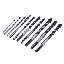 Foret triangulaire multifonctionnel ensemble de 10 pièces 3-12mm
