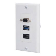 Audio Video Wandsteckdose 5Gbps Eingebauter Multimedia-Anschluss, 70x115mm