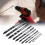 10 Pcs Masonry Drill Bits Set 3mm-12mm Carbide Tips with Storage Case 11