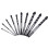 10 Pcs Masonry Drill Bits Set 3mm-12mm Carbide Tips with Storage Case 10