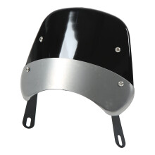 Universal Motorrad Windschild 7,5 Zoll/9,45 Zoll ABS Anti-Riss Verstellbar