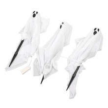 Zucchetto LED Bianca per Marciapiede e Giardino Decorazioni da Esterno Facile da Installare Decorazioni di Halloween