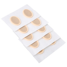 5 Paar Hühneraugen-Pufferpads Weiche Fersenprotektoren Rot zur Schmerzlinderung