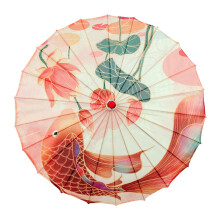 Chinese Oiled Paper Umbrella 70cm Classical Dance Parasol for Girls Wedding Decoration and Costumes in Japanese Style