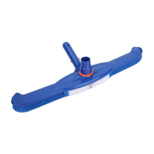 20 Inch Pool Vacuum Head with Brush, Wide Coverage Swimming Pool Cleaner for 1.5 Inch Hose