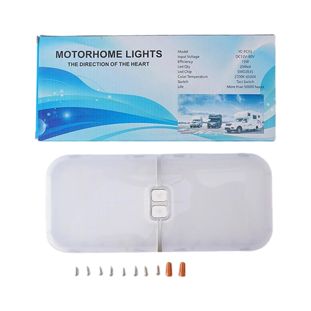 Rv Led Ceiling 1230V Triple Color With Dimming And Memory For Motorhome Interior Light 9347817569483