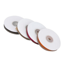 Conjunto de fitas decorativas para decoração de casa, fita de cetim em cores vibrantes com 0,9 cm de largura, poliéster de alta qualidade para