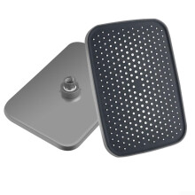 Sturdy ABS Material Ceiling Mount Shower Head, Refreshing Shower Experience, Easy Installation (Grey)