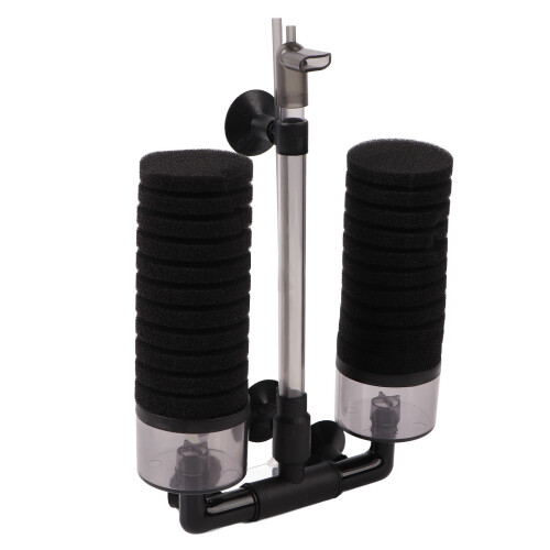 Φίλτρο Bio Sponge για Ενυδρείο, Αθόρυβη Λειτουργία με Αποσπώμενα Λεπτά Σφουγγάρια και 2