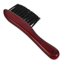 Billiard Ball Cleaning Brush with Drain Basket Strainer and Hook, Beige Dark Red PVC Craft Tube for Pool Table