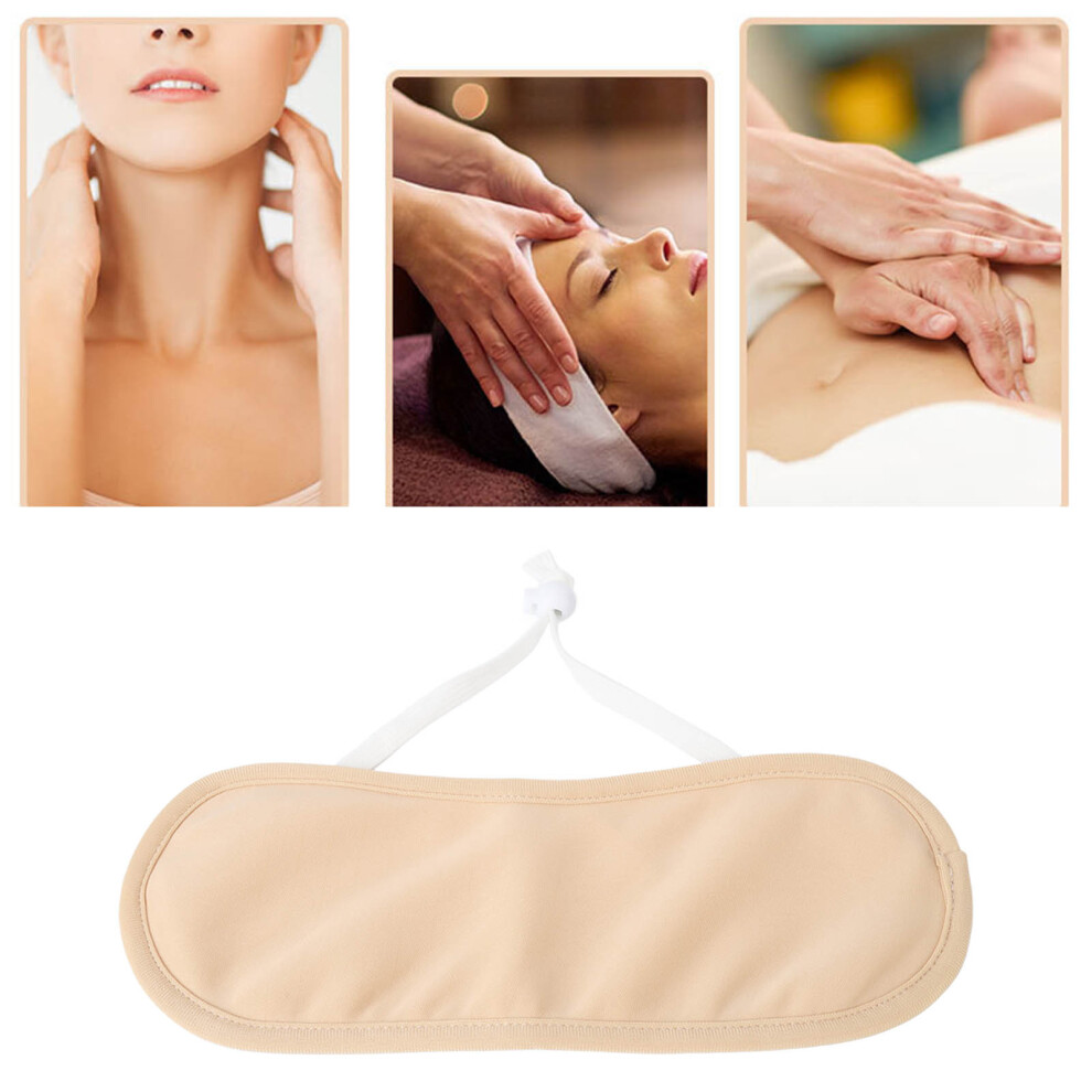 Leakproof Reusable Castor Oil Neck Wrap for Men Women, 30x11cm Khaki