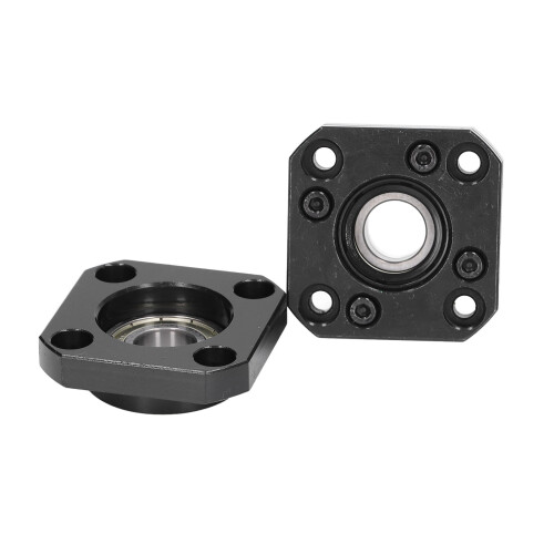 FK15/FF15 supporto finale nero da 15 mm per SFU2005/2010