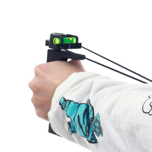 Portable Archery Band Trainer 14x6cm Black Handle Exerciser 59g 2
