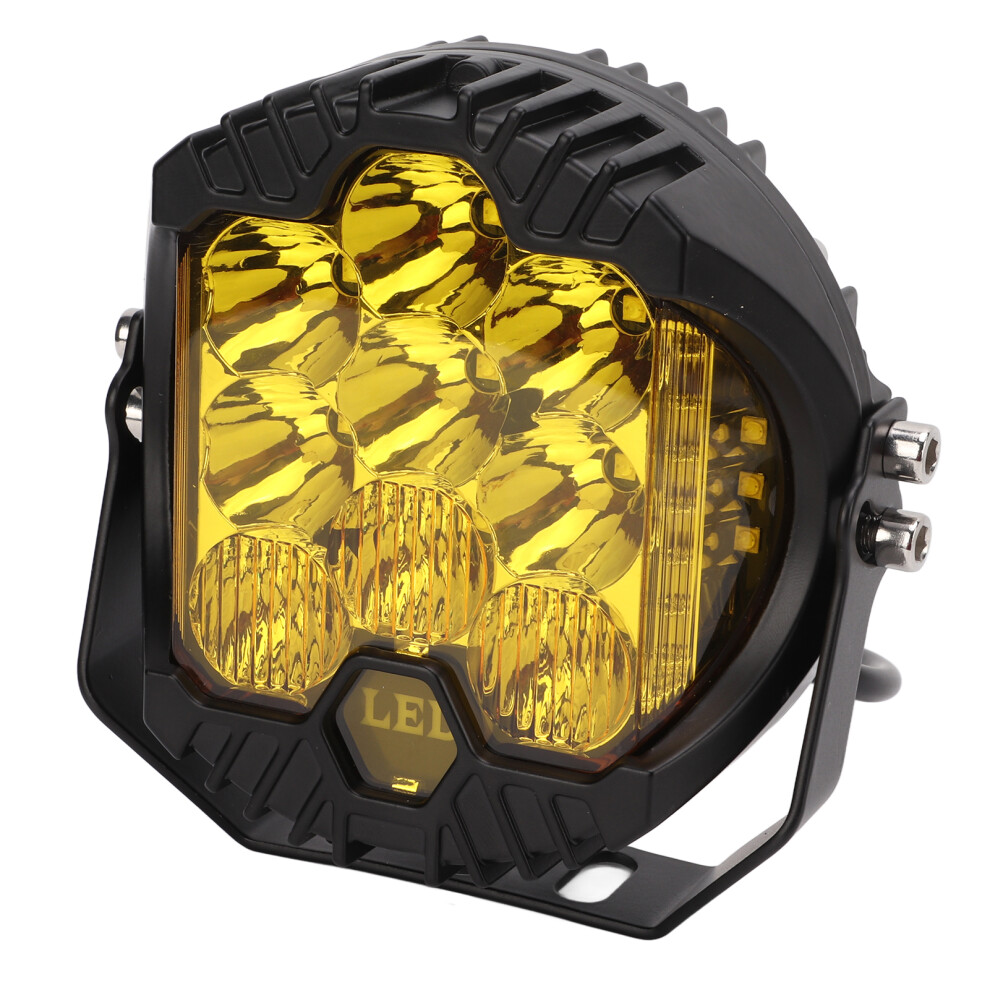 5In Led Offroad Spotlight 90W 5000Lm Ip67 For Utv Truck Yellow 9351375956593