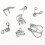 Educational 7PCS Stainless Steel Ring Interlock Game for Kids' Creativity 3