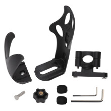 Universal Cup Holder For Scooter, High Tenacity Nylon Water Bottle Cage With Aluminum Alloy Rod, Adjustable Bottom Knob Scratch Resistant Drink Holder