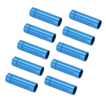 10x 5mm Aluminiumlegierung Fahrradbremskabel-Endkappen Blau für MTB und Straße