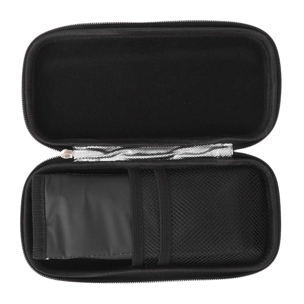 Black Insulin Cooler Case With Liner Storage Bag For Diabetic Medications