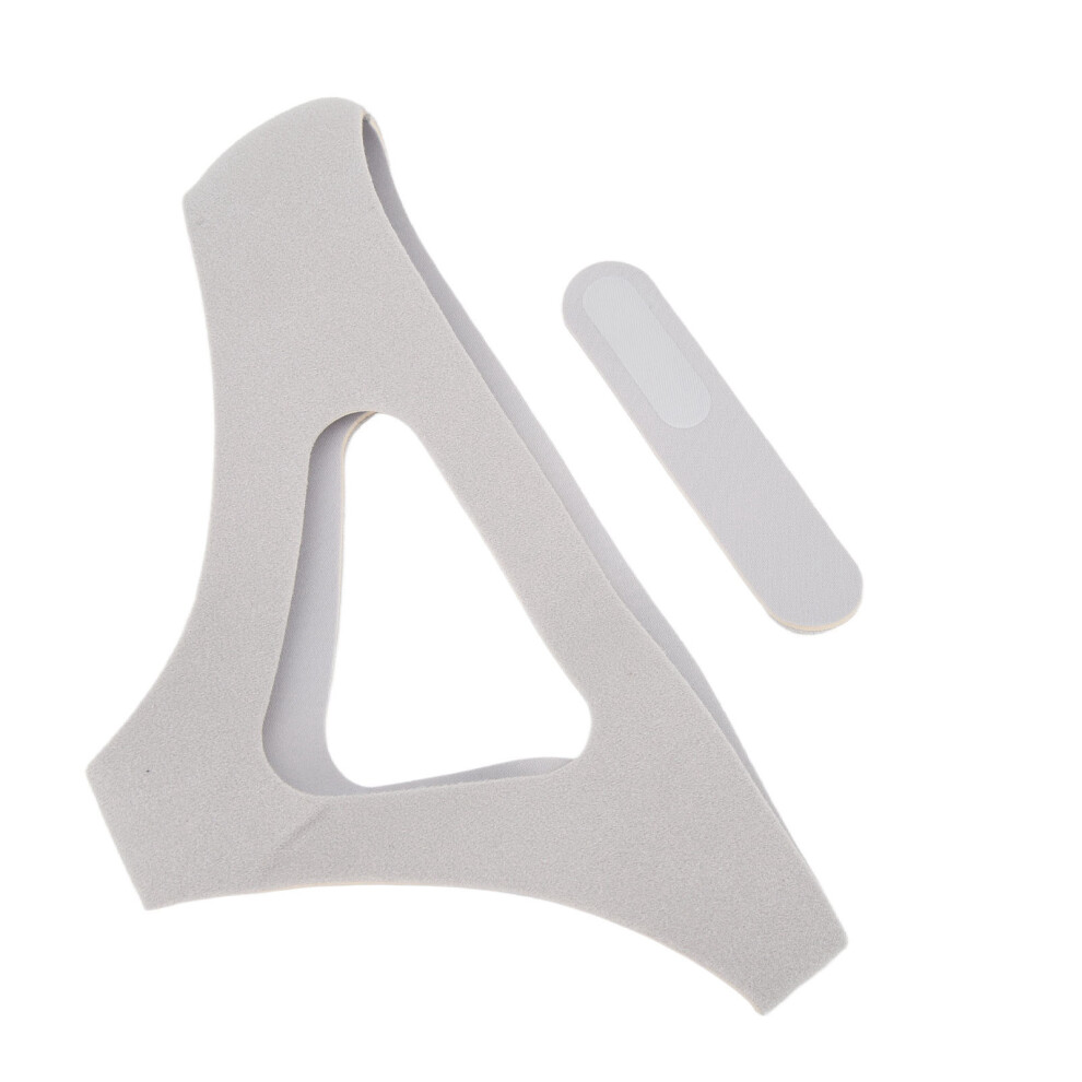 Red Adjustable Breathable Snoring Chin Strap For Men And Women - Neoprene