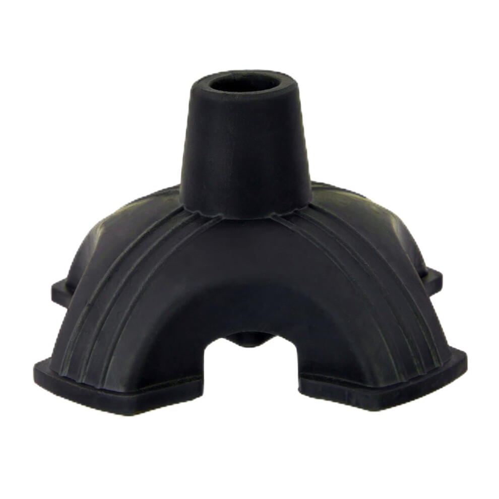 Walking Cane Tip 19mm Quad Rubber Base with FourPoint Contact for Greater Stability and Balance