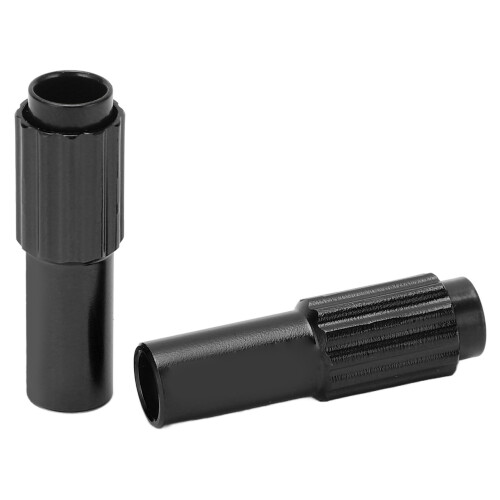 2pcs Aluminum Bicycle Micro Adjustable Screws Black Regulator Fixers 2