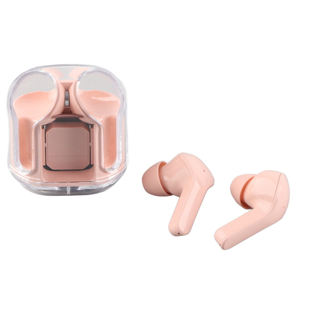 Wireless Bluetooth Earphones Noise Reduction, Rechargeable, 30Mah Battery Pink 4651375964778