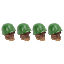 4 Stück grüne Totenkopf Ventilkappen Universal für Autos, Fahrräder, Lastwagen, Motorräder