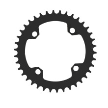 Bike Chainring Replacement, Aluminum Alloy Single Chainring Narrow Wide Design Ergonomic Shape Lightweight Cycling Accessory for Mountain Road Bike