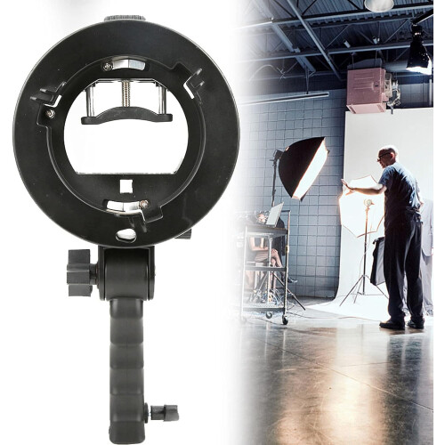 Flash Stand 31 x 16 x 6 cm Handle Shape Bracket Mount for Camera and Flashlight Accessories, Durable and Adjustable 1