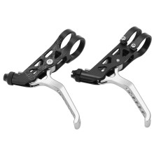 Aluminium-Bremshandteller für Fahrrad Brompton 3sixty Mountainbike Silber