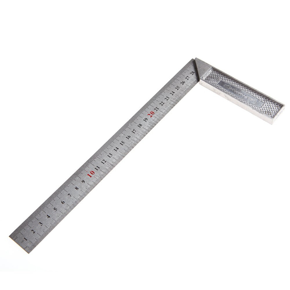 Stainless Steel Right Measuring Square Ruler 30Cm Portable Tool For Accurate Measurements And Layouts 9382693335494